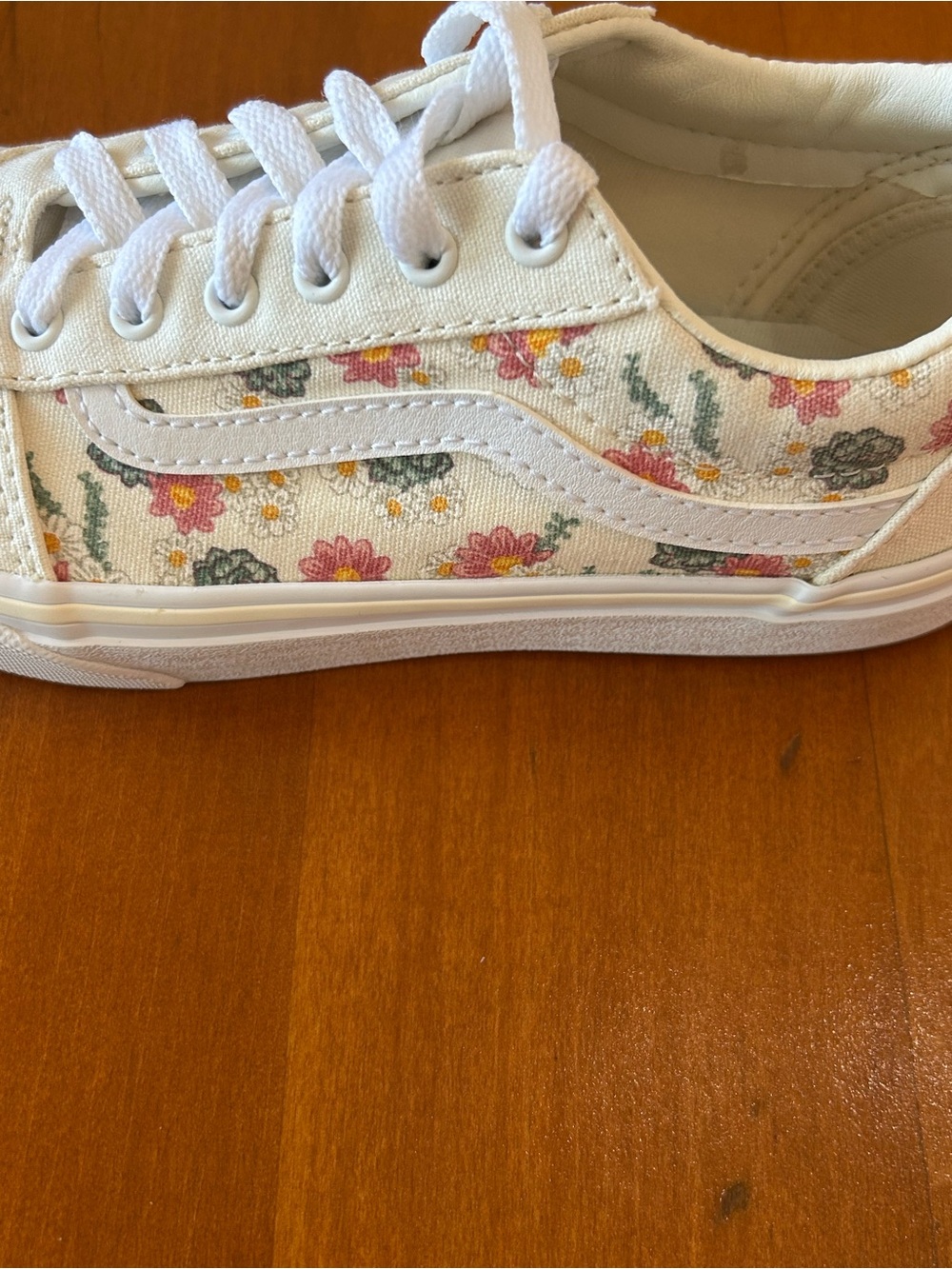 Vans Ward Desert Floral Marshmallow Low-Top Sneakers Youth 3